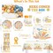 Here Comes The Son Baby Shower Decor, Retro Sun and Sunshine Themed